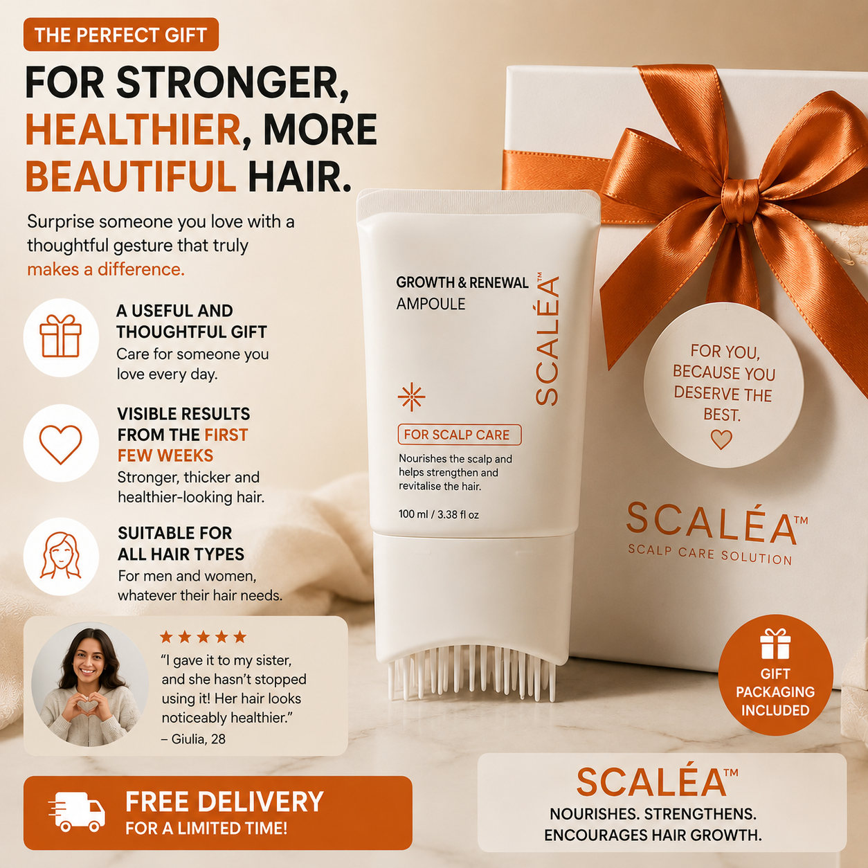 SCALÉA™ Revitalising Scalp Serum - 10,000+ Reviews | 4.8★