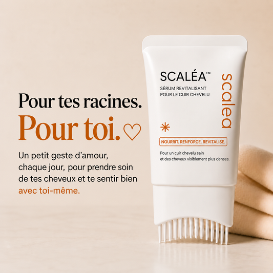 SCALÉA™ STOPPE LA CHUTE DES CHEVEUX. AIDE VOS CHEVEUX À REPOUSSER.