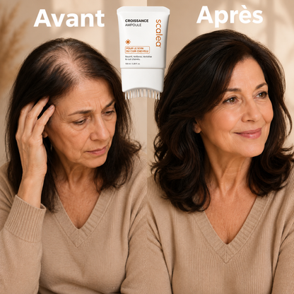 SCALÉA™ STOPPE LA CHUTE DES CHEVEUX. AIDE VOS CHEVEUX À REPOUSSER.