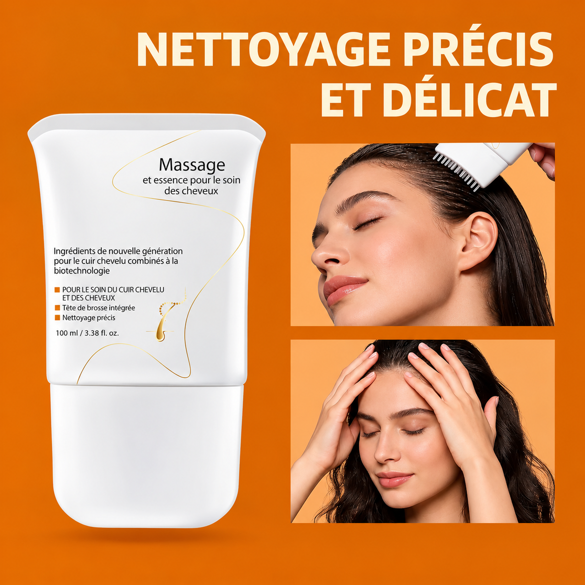 SCALÉA™ STOPPE LA CHUTE DES CHEVEUX. AIDE VOS CHEVEUX À REPOUSSER.